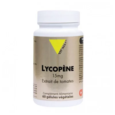 VIT ALL+ Vit'All+ Lycopene Extraits de Tomate 15mg 60 G&eacute;lules