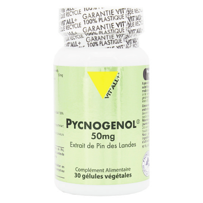 VIT ALL+ Vit'all+ Pycnogenol 50mg 30 g&eacute;lules v&eacute;g&eacute;tales