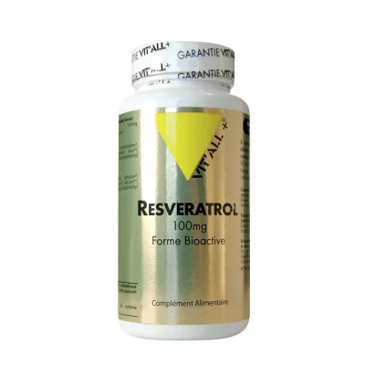 VIT ALL+ Vit'all+ Resv&eacute;ratrol 100mg 30 g&eacute;lules v&eacute;g&eacute;tales