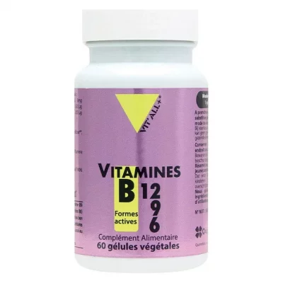 VIT ALL+ Vit'All+ Vitamines B12 9 6 Forme Active 60 G&eacute;lules
