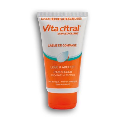 VITACITRAL VITA CITRAL Cr&egrave;me de gommage mains s&egrave;ches et rugueuses 75ml