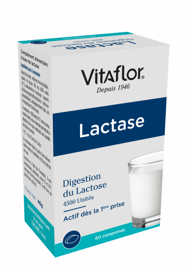 VITAFLOR  &Eacute;quivie Lactase 60 comprim&eacute;s