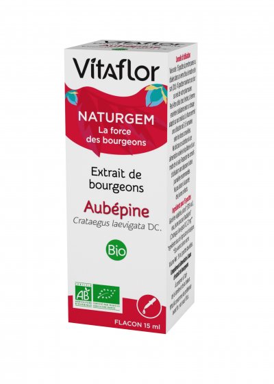 VITAFLOR  Extrait de Bourgeons Bio Aubepine 15ml