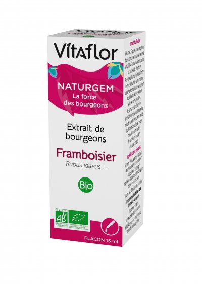 VITAFLOR  Extrait de Bourgeons Bio Framboisier 15ml