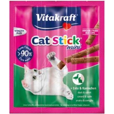 VITAKRAFT  Catstick Classic canard & lapin pour chats 20 x 3 sticks