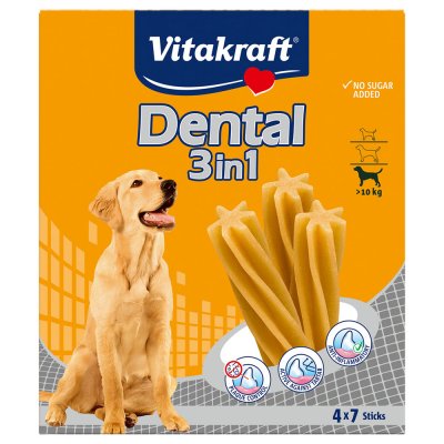 VITAKRAFT  Dental 3in1 Medium - 4 x 180 g
