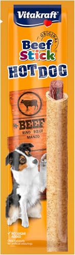 VITAKRAFT  Hot Dog B&acirc;tonnets de b&oelig;uf pour chien 10 paquets