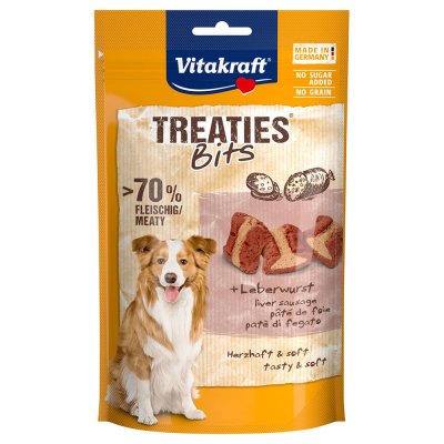 VITAKRAFT  Treaties Bits snacks pour chien Saucisse de foie - par 6