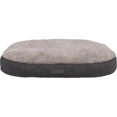 TRIXIE Vital coussin bendson, ovale 80 &times; 55 cm, gris fonc&eacute;/gris clair
