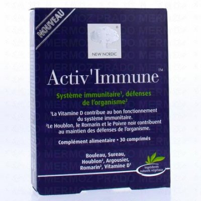 NEWNORDIC Vitalco New Nordic Activ'Immune D&eacute;fenses Immunitaires 30comp