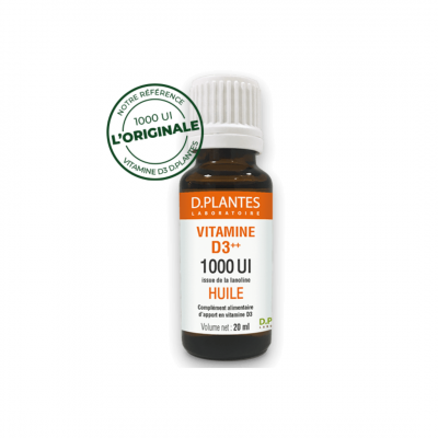 D.PLANTES Vitamine D3 1000 UI - Flacon 20ml D-Plantes