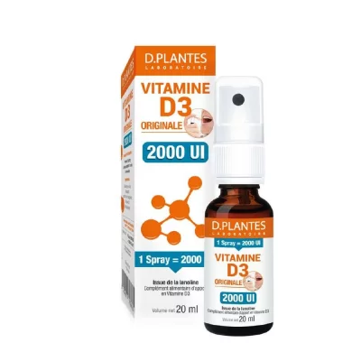 D.PLANTES Vitamine D3 2000 Ui Spray 20 Ml D. Plantes Laboratoire
