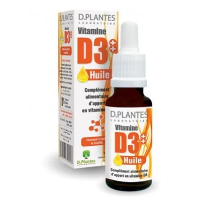 D.PLANTES VITAMINE D3 - 20ml (1 goutte=200% AJR) - D plantes 