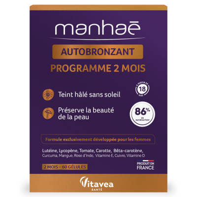 MANHAE Vitavea Activateur Solaire - Bo&icirc;te 60 g&eacute;lules