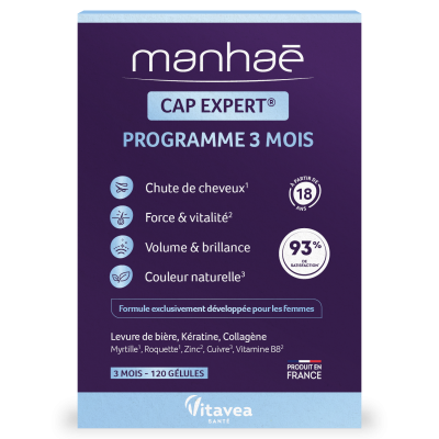 MANHAE Vitavea Manha&eacute; Cap Expert - Bo&icirc;te 120 G&eacute;lules