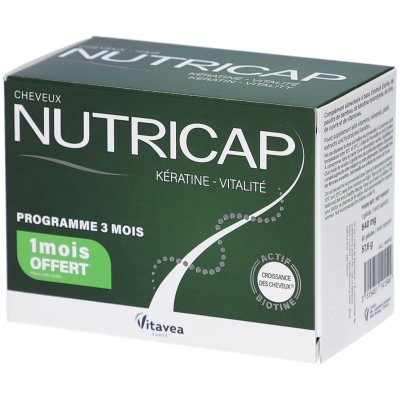 VITAVEA  Nutricap K&eacute;ratine Vitalit&eacute; - Bo&icirc;te 90 g&eacute;lules