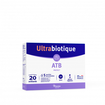 VITAVEA  Ultrabiotique Atb Protect - Bo&icirc;te 10 G&eacute;lules v&eacute;g&eacute;tales