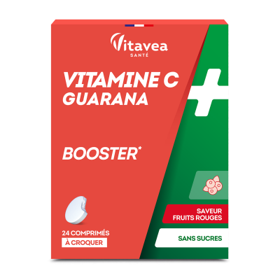 VITAVEA  Vitamine c + Guarana - Bo&icirc;te 2 tubes de 12 comprim&eacute;s