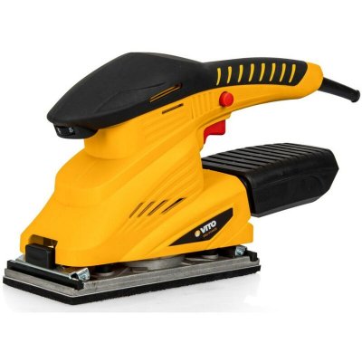 VITO PRO POWER VITO - Ponceuse Vibrante 250W R&eacute;servoir poussi&egrave;res + 2 Abrasifs 6 vitesses