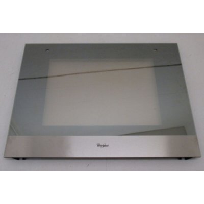 WHIRLPOOL Vitre de pour four exterieure avec support  481010599902