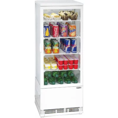 CASSELIN Vitrine R&eacute;frig&eacute;r&eacute;e &agrave;&nbsp; Poser - 98 Litres Blanche -  