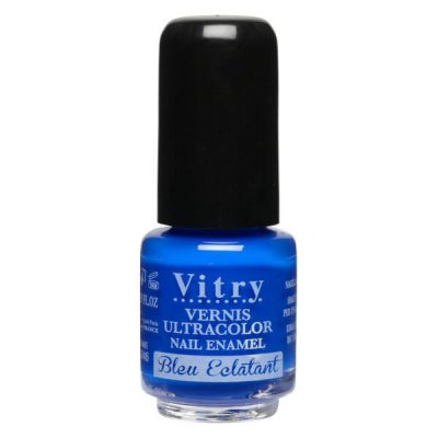 VITRY  Mini Vernis Couleur Bleu Eclatant 4ml