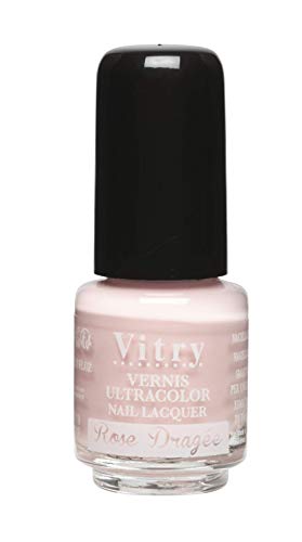 VITRY  Mini Vernis Couleur Rose Drag&eacute;e 4ml