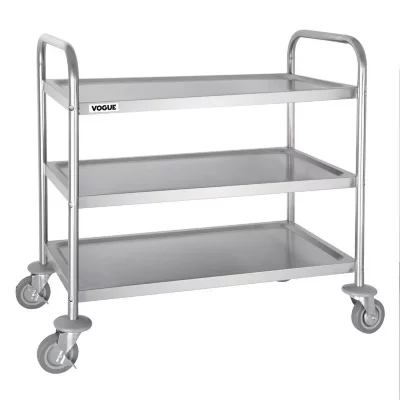 VOGUE  Chariot&agrave;&nbsp; roulettes&agrave;&nbsp; 3 &eacute;tages 810 x 455 x 855 mm