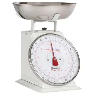 WEIGHSTATION Vogue &Eacute;chelle de cuisine Bol Top 10kg/22lbs - Grad. 50g/1oz