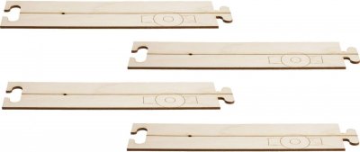 FALLER Voie droite  Car System 161911 H0 4 pc(s)