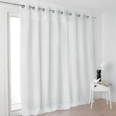 Voilage Kaolin Grande Largeur - 300x250cm - Blanc