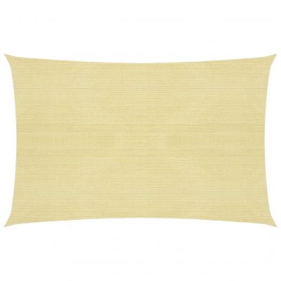 HELLOSHOP26 Voile d ombrage 160 g/m&sup2; 3,5 x 4,5 m pehd beige