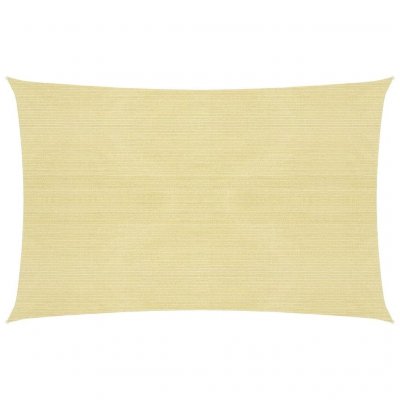 HELLOSHOP26 Voile d ombrage 160 g/m&sup2; 4 x 5 m pehd beige