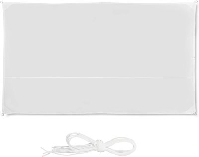 HELLOSHOP26 Voile D'ombrage Rectangle 2 X 4 M Blanc  13_0002931_2
