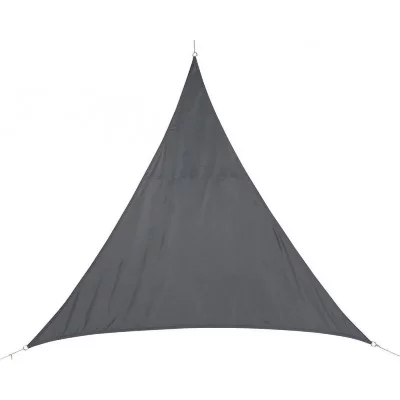 HESPERIDE Voile d'ombrage Triangulaire L3m, Curacao Gris