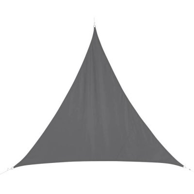 HESPERIDE Voile d'ombrage Triangulaire (L4 m) Curacao - Gris