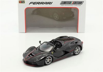 BBURAGO Voiture  Ferrari Aperta 1:24 Noir