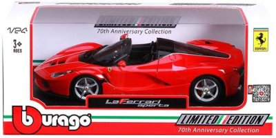 BBURAGO Voiture  Ferrari Aperta 1:24 Rouge