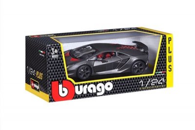 BBURAGO Voiture  Lamborghini Sesto Elemento 1:24 Gris 