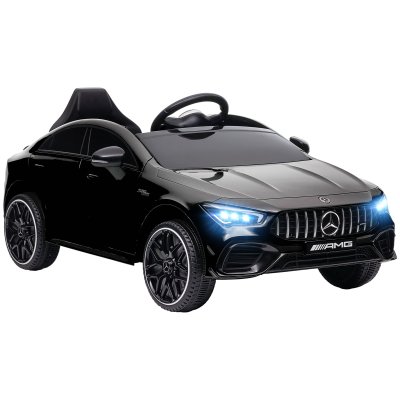 AIYAPLAY Voiture &Eacute;lectrique Enfant Mercedes Cla 45s Amg - 12v, 2 Moteurs, 5km/h Max. Avec T&eacute;l&eacute;commande