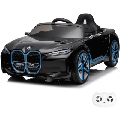 VROOOMY Voiture &Eacute;lectrique pour Enfants BMW i4 - Noir - 12 Volts avec T&eacute;l&eacute;commande 