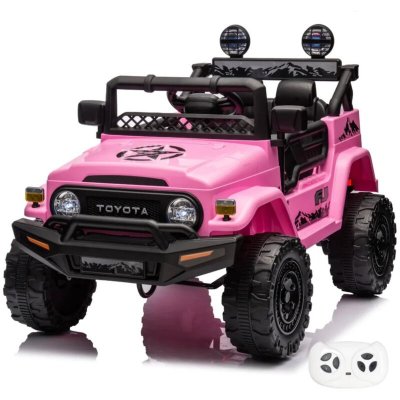VROOOMY Voiture &eacute;lectrique pour enfants Toyota FJ Cruiser 12 volts - Rose