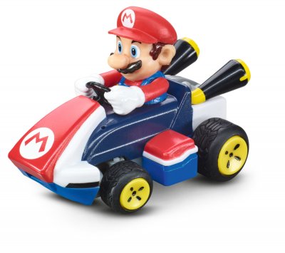 CARRERA Voiture radio command&eacute;e Mario Kart Mini RC Mario 2,4 GHz