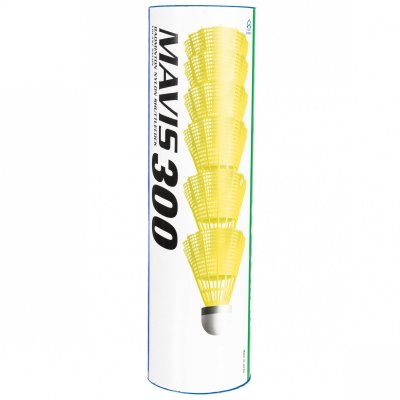 YONEX Volant De Badminton En Plastique  Mavis 300 X 6 - Jaune - 