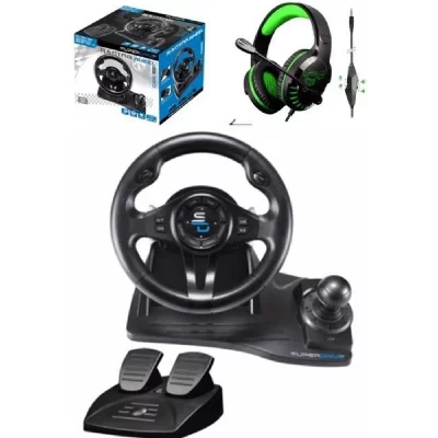 SUBSONIC Volant de jeu -  - PRO Race Pro GE 550 - Compatible Xbox Series XS - PC - PS3/PS4