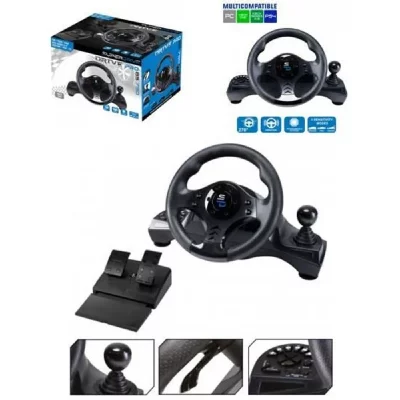 SUBSONIC Volant et p&eacute;dales de jeu Vid&eacute;o SUPER DRIVE PRO G5 750-X SERIE Volant SWITCH PS4 XB1 PS3 PC