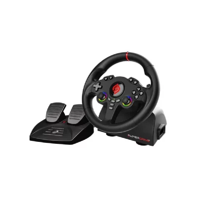 SUBSONIC Volant gaming -  - 220 RS - Rotation 180&deg; - Double vibration - Multi-plateforme