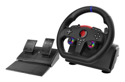 SUBSONIC Volant gaming -  - Superdrive 270 GT-5 - Rotation 270&deg; - LED RGB - P&eacute;dalier analogique