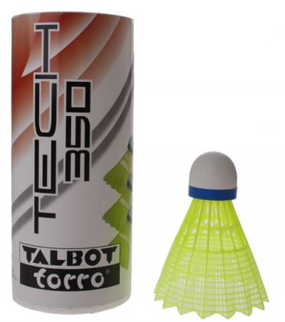 TALBOT TORRO Volants de badminton TECH 350, jupe: jaune, vitesse: bleu/moyen