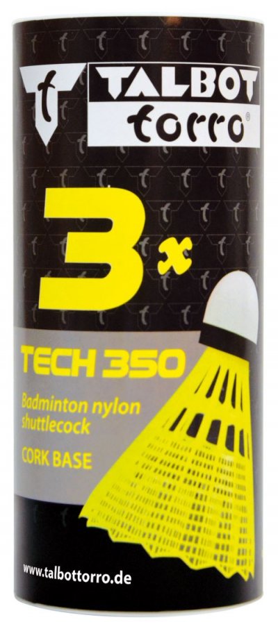TALBOT TORRO Volants de badminton TECH 350, jupe: jaune, vitesse: vert/lent